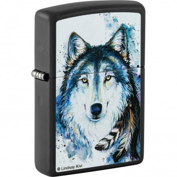 Зажигалка ZIPPO FEED THE GOOD WOLF 48936 Зажигалка ZIPPO FEED THE GOOD WOLF 48936