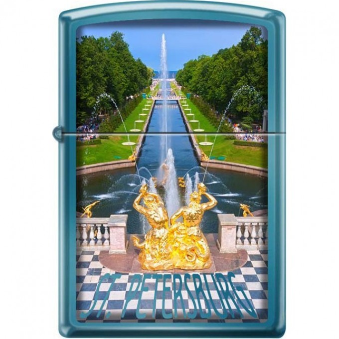 Зажигалка ZIPPO PETRODVORET SAPPHIRE 20446 20446 PETRODVORETS