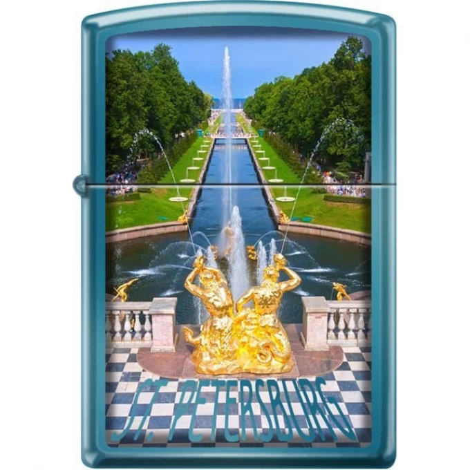 Зажигалка ZIPPO PETRODVORET SAPPHIRE 20446 20446 PETRODVORETS Зажигалка ZIPPO PETRODVORET SAPPHIRE 20446 20446 PETRODVORETS